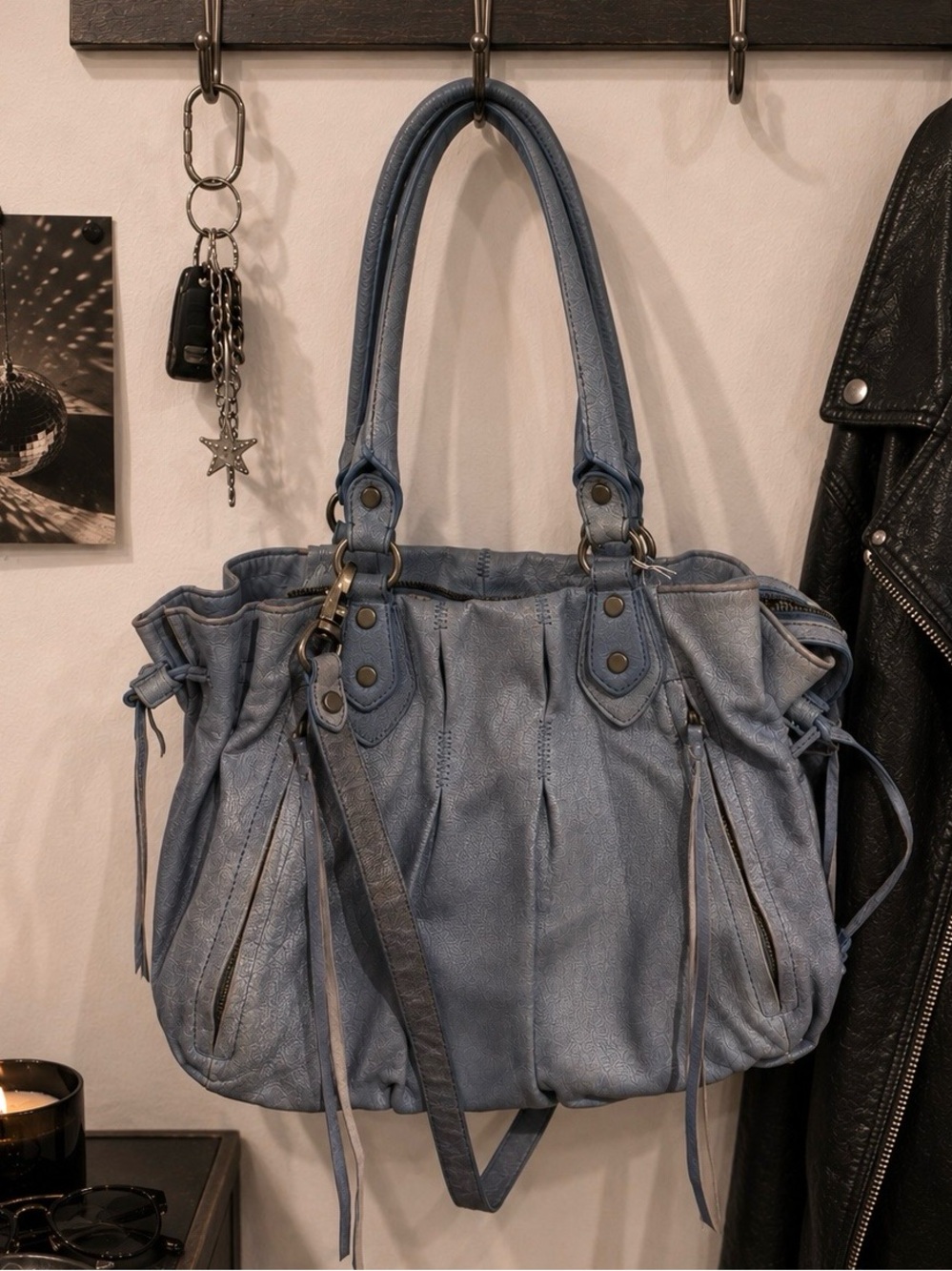 vintage botkier trigger leather satchel